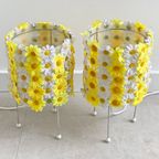 Set Van 2 Kare Design Tafellampen Met Bloemen thumbnail 3