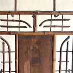 Japanese Bamboo And Cast Iron Wardrobe By Perret Vibert, Circa 1900 thumbnail 6