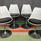 Set Van 4 Vintage Designstoelen. thumbnail 4