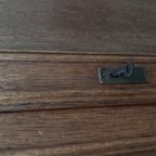 Eiken Tweedeurs Kast Met Bovenlade, Planken En Binnenlades, 104 Cm Breed thumbnail 6