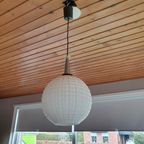 Vintage Glazen Bol Lamp thumbnail 4