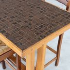 Vintage Bartafel Met Stoelen thumbnail 3