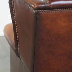 Comfortabele Schapenleren Oorfauteuil Met Een Geweldig Patina thumbnail 13