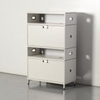 Steelcase Draaideurkast, Wit, 133 X 80 Cm, Incl. 2 Hangmapframes thumbnail 2