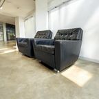 Set Van 2 Vintage Eenzitten / Fauteuils / Clubzetels thumbnail 2