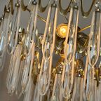 Vintage Luxueuze Art Deco Stijl 80’S Kristallen Kroonluchter thumbnail 2