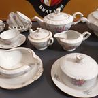Klassiek Parelmoer Porselein Servies Tsjecho-slowaaks thumbnail 3