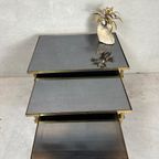 Vintage Brass ‘Nesting Tables’ thumbnail 3