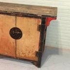 Vintage Antieke Oosters Aziatisch Kastje Wandmeuble thumbnail 17