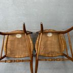 2X Vintage Originele Chiavari Stoelen – Hout thumbnail 17