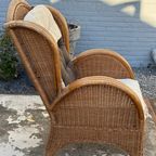 Vintage Wicker Armchair, thumbnail 13