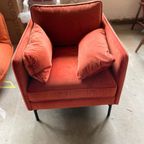 Polspotten Fauteuil Velvet Rust thumbnail 3