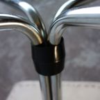 Vintage Brabantia Stoel / Stool / Chair Voor Eetkamer Of Keuken In Beige Kunstleder (skai) thumbnail 3