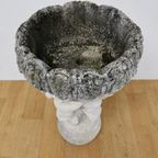 Grote Antieke Tuinvaas Bloembak, Plantenbak Jardinière Op Zuil. Tuindecoratie thumbnail 8