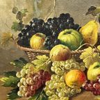 Josef Mansfeld (1819-1894). Stilleven Met Bloemen En Fruit. thumbnail 3