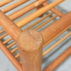 Vintage Houten Bijzettafel Nachtkastje Plantentafel thumbnail 7