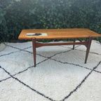 Vintage Teak Salontafel Met Omkeerbaar Blad 1960S thumbnail 3