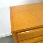 Fineer Dressoir Met Lades En Houten Handgrepen, Tv Meubel thumbnail 14