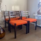 Vintage Design Eetkamerstoelen Van Arnold Merckx - Fristho Franeker thumbnail 8