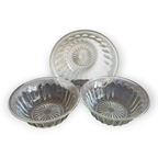 Vintage Franse Glazen Schalen Mooi Bewerkt 3 Stuks thumbnail 5