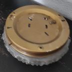 Vintage Plafondlamp Glas Rond thumbnail 4
