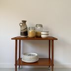 Vintage Houten Trolley Van Opal Möbel thumbnail 3