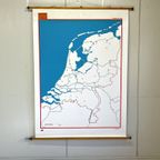 Vintage Schoolkaart Xxl Nederland thumbnail 3
