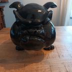 Zwarte Engelse Buldog Polystoon thumbnail 5