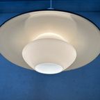 Vintage 1950’s Scandinavische Hanglamp – Opaline thumbnail 9