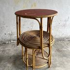 Vintage Rotan Side Tables In The Style Of Rohé Noordwolde thumbnail 6