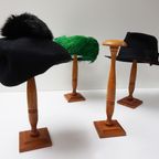 Set Van 4 Houten Hoeden Standaards thumbnail 5