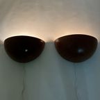 Set Of 2 Ceramic Wall Lights Sconce , 1970S thumbnail 4