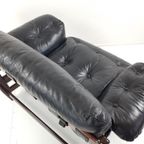 Lounge Chair By Jean Gillon For Italma Wood Art Leather thumbnail 7