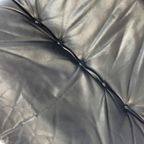 Vintage Zwart Lederen Fauteuil / Eenzit Andre Vandenbeuck thumbnail 5