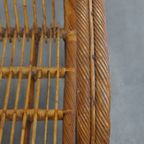 Luxe Franse Rotan Vintage Design Fauteuil Uit De Jaren ’50 thumbnail 5