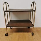 Opvouwbare Barcart Drankenkar Trolley Serveerwagentje thumbnail 4