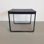 Vintage Zwart Metaal Bijzettafel Mimi Set Nesting Tables '80 thumbnail 14
