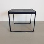 Vintage Zwart Metaal Bijzettafel Mimi Set Nesting Tables '80 thumbnail 14