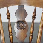 Set Van 2 Antieke Eetkamerstoelen Uit Midden 19e Eeuw thumbnail 9