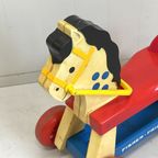 Vintage Fisher Price Paardje Loopwagen thumbnail 3