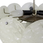 Vintage Frosted Ice Hanglamp Lamp 'medebach' thumbnail 14