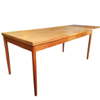Vintage, Teakhouten Uitschuifbare Eettafel Xl thumbnail 4