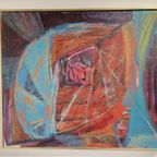 Schilderij Abstract Neerle Amrein Modern Ingelijst Uniek thumbnail 4