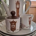 Mitterteich Bavaria Vintage Koffie Servies Klokken Porselein thumbnail 2