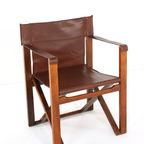 Folding Safari Chair Fauteuil Stoel | 4 Op Voorraad Vintage thumbnail 11