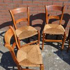 Oud Hollandse Keukenstoelen Set Van 6 Opknappers thumbnail 5