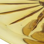 Art Deco Amber Taartschotel Depression Glass Verrerie Scailmont thumbnail 4
