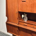 Vintage Retro Teak Midcentury Highboard Wandkast thumbnail 9