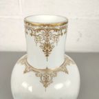 Antieke Witte Vaas In Sèvres Stijl thumbnail 3