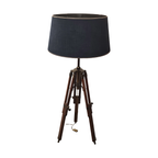 Industriële Houten Statief Vloerlamp thumbnail 2
